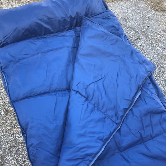 Home - New MYCOT Blue Portable Toddler Bed with Built in Pillow - Picture 1 of 3